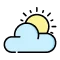 Mond und Wolke mit Sternen als Sinnbild für Schlaf und mehr Kreativität