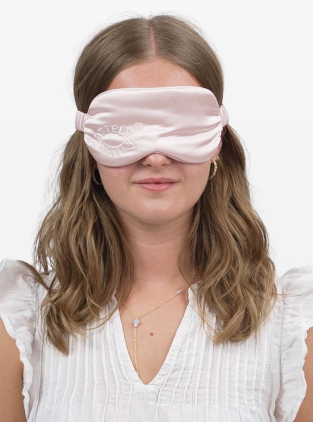 Rosie Schlafmaske aus 100 % Maulbeerseide