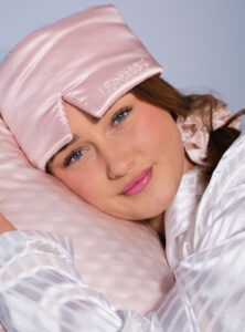 Lea Brooks antifaz para dormir (100 % seda de morera)