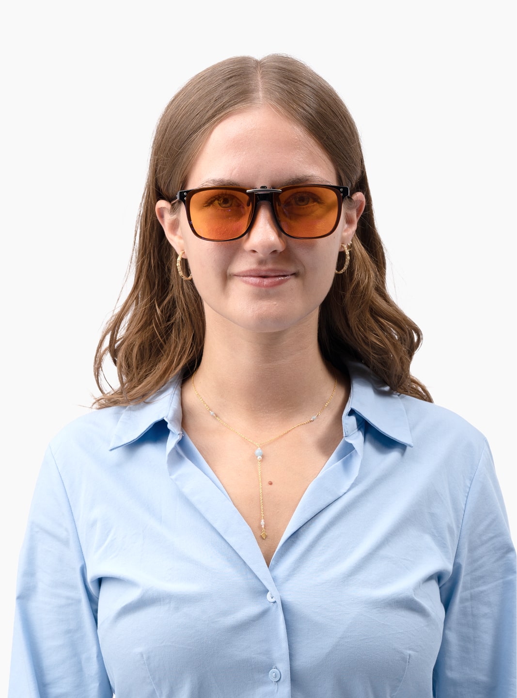 Clip On® filtro de luz azul para gafas graduadas