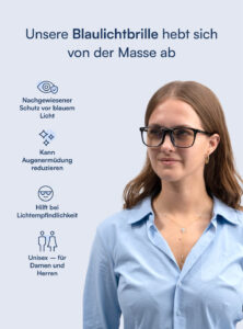 Clip On® Blaulichtfilter Brille (30%)