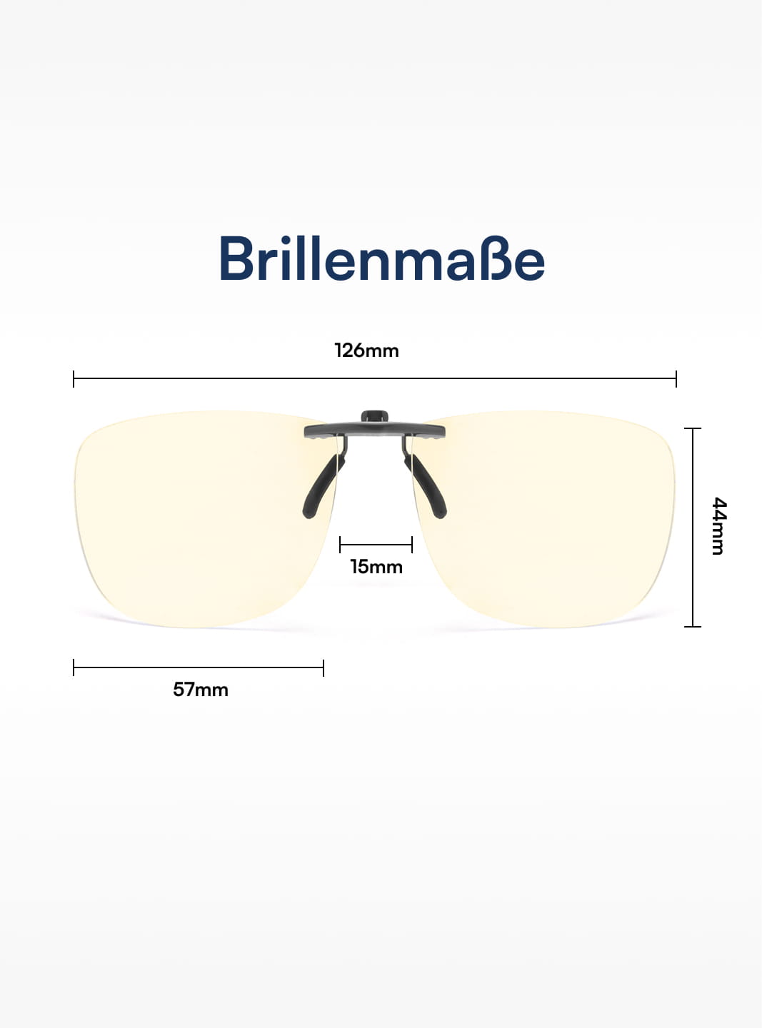 Clip On® Blaulichtfilter Brille (30%)