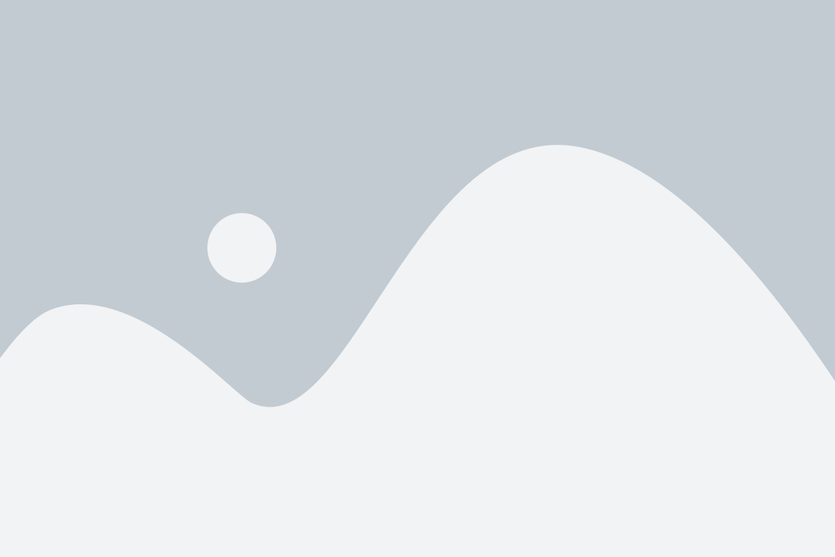 Minimalistische Landschaft mit sanften Hügeln und runder Sonne in gedeckten Grau- und Hellblautönen