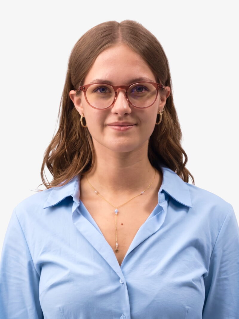 Amber gafas con filtro de luz azul