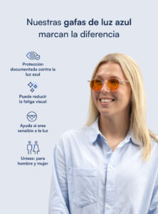 Meridian gafas con filtro de luz azul