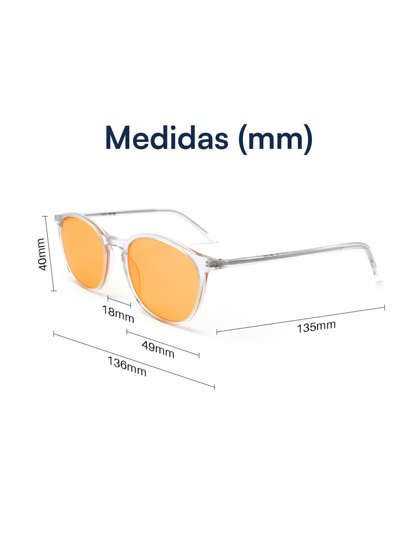 Meridian gafas con filtro de luz azul