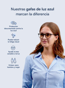 Meridian gafas con filtro de luz azul