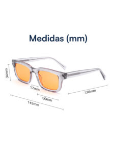 Eclipse gafas con filtro de luz azul