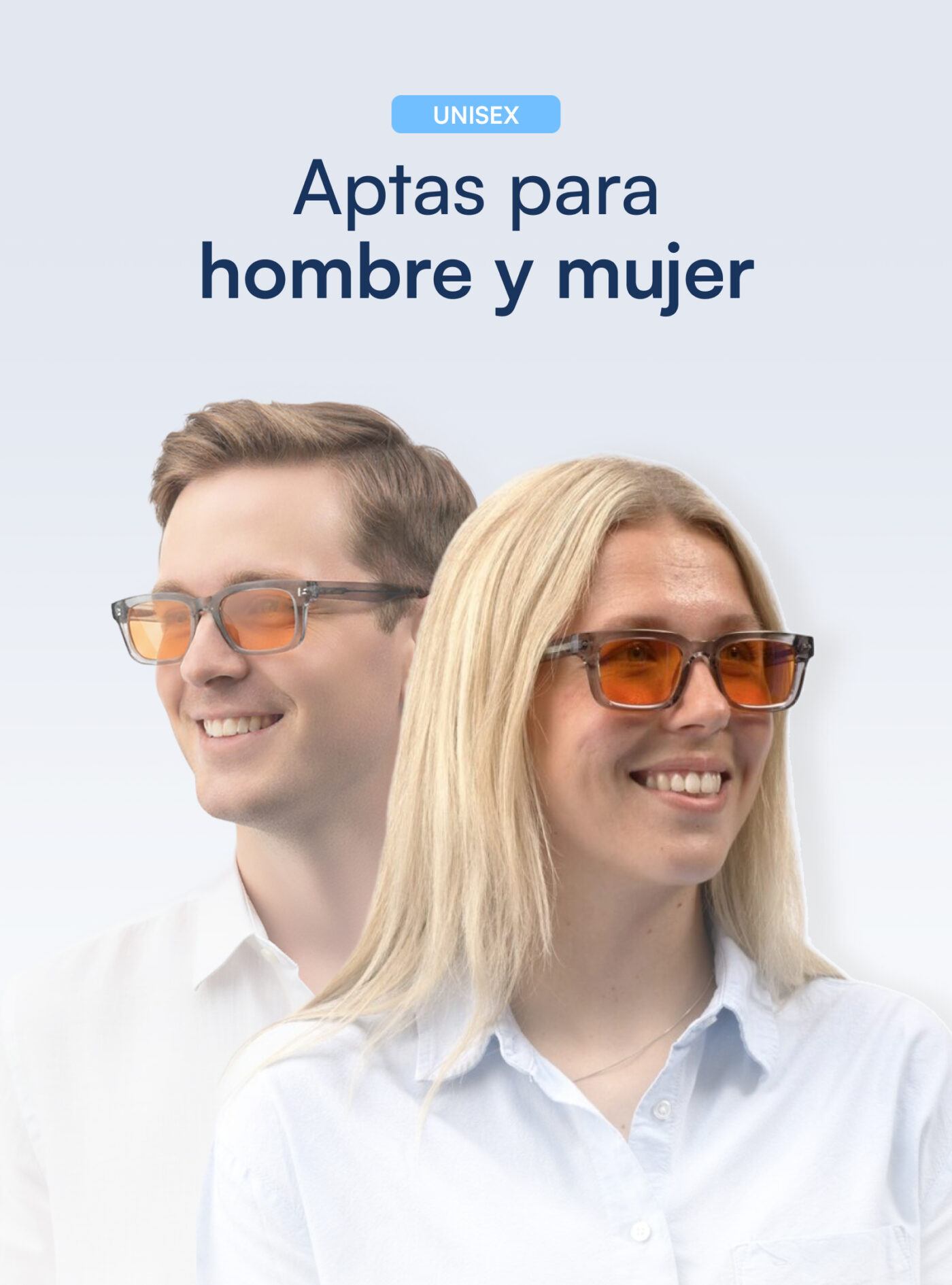 Eclipse gafas con filtro de luz azul