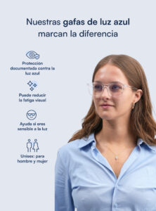 PURE gafas con filtro de luz azul