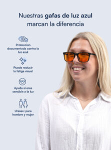 OBSIDIAN gafas con filtro de luz azul