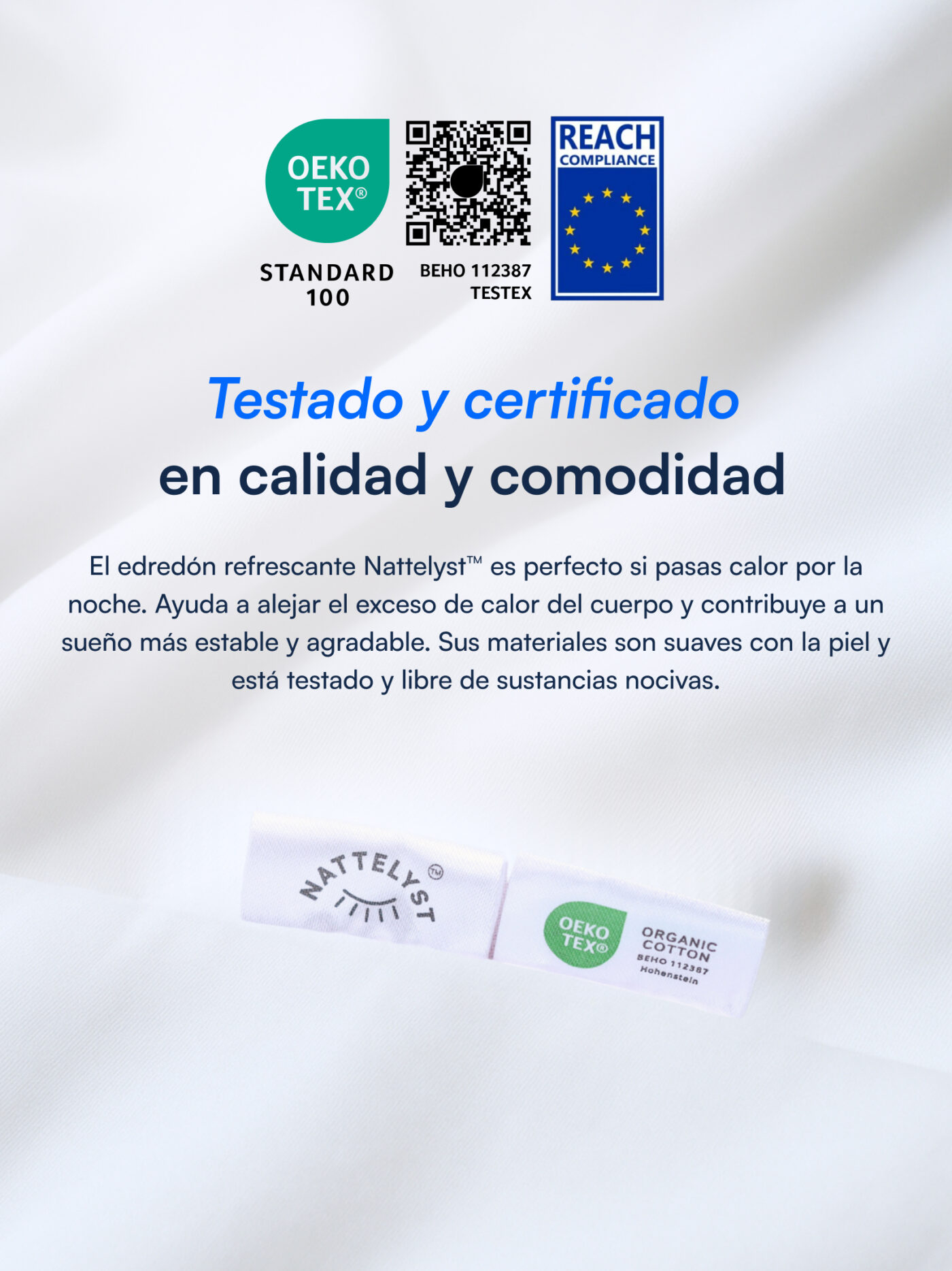 Nattelyst™ edredón refrescante de verano