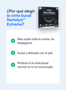 Nattelyst™ cinta bucal Extreme