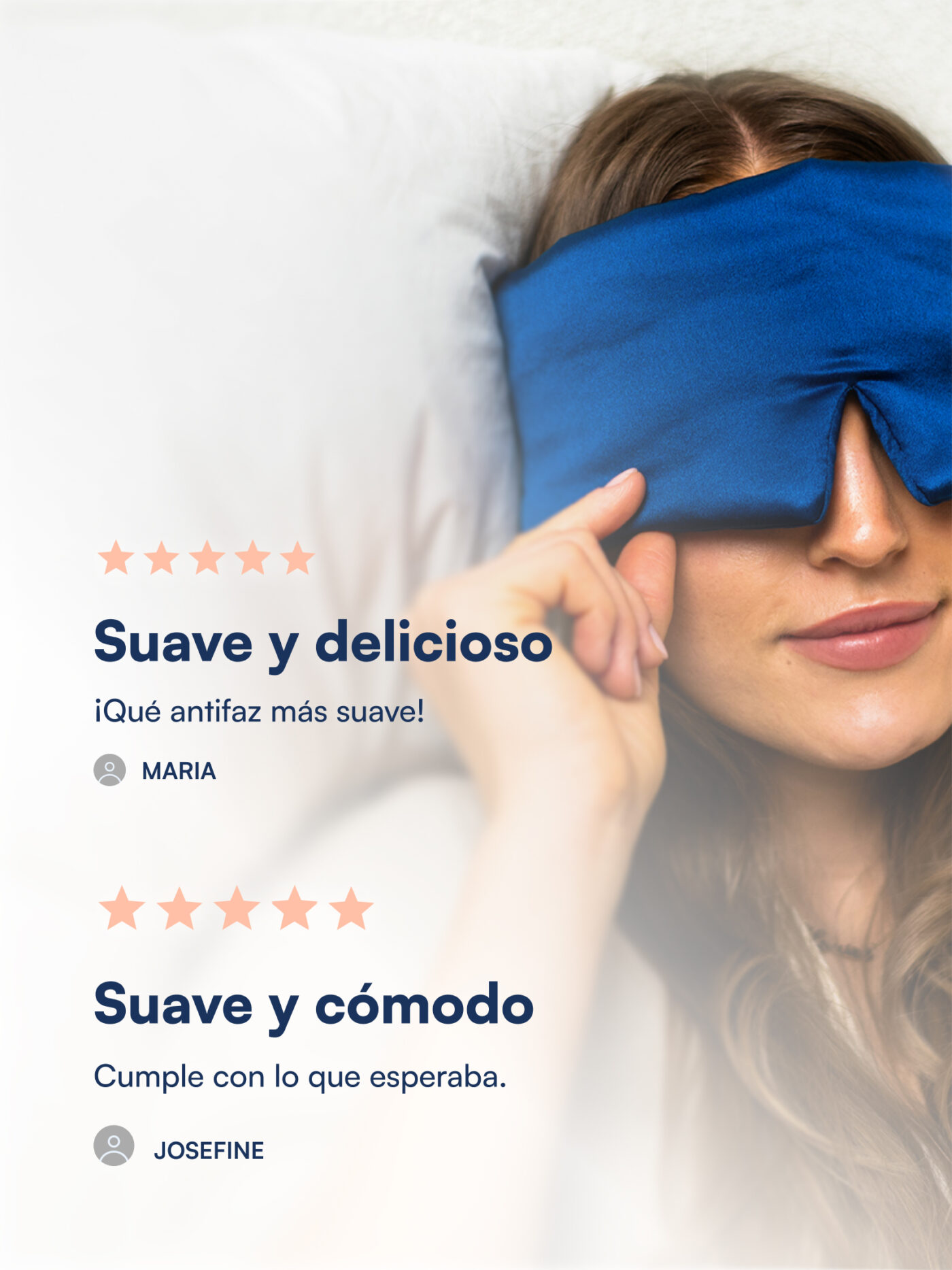 Lea Brooks antifaz para dormir (100 % seda de morera)
