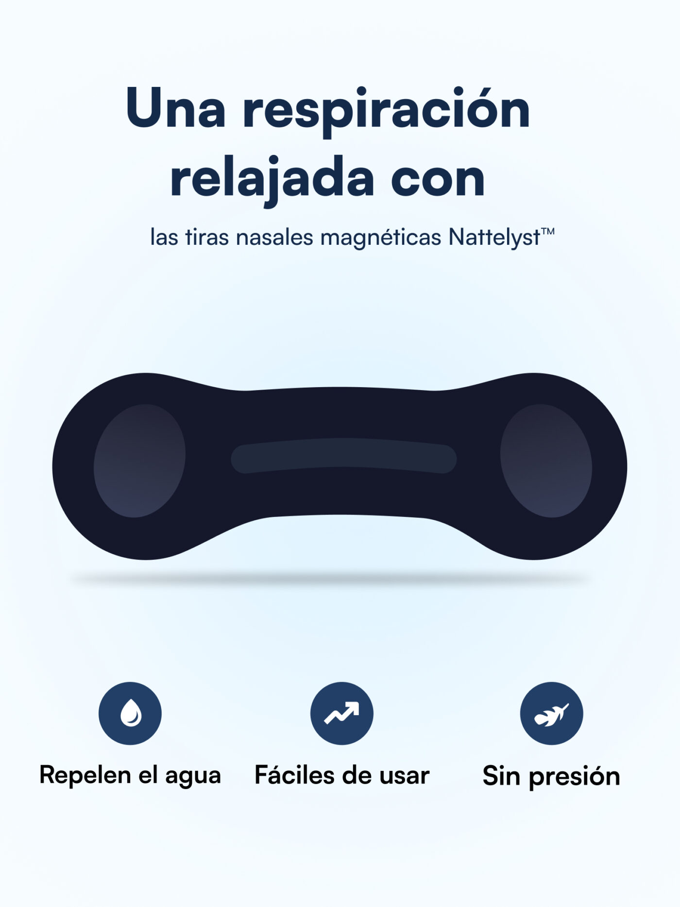 Nattelyst™ tiras nasales magnéticas (para respirar mejor)