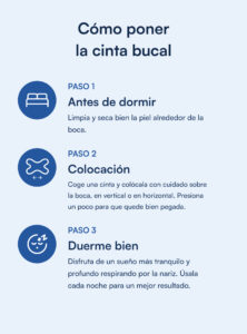 Nattelyst™ cinta bucal
