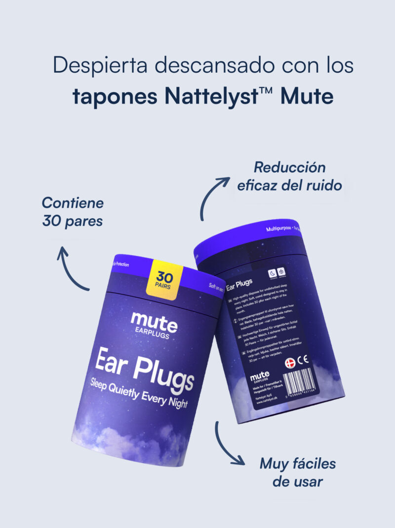 Mute tapones para dormir (30 pares)