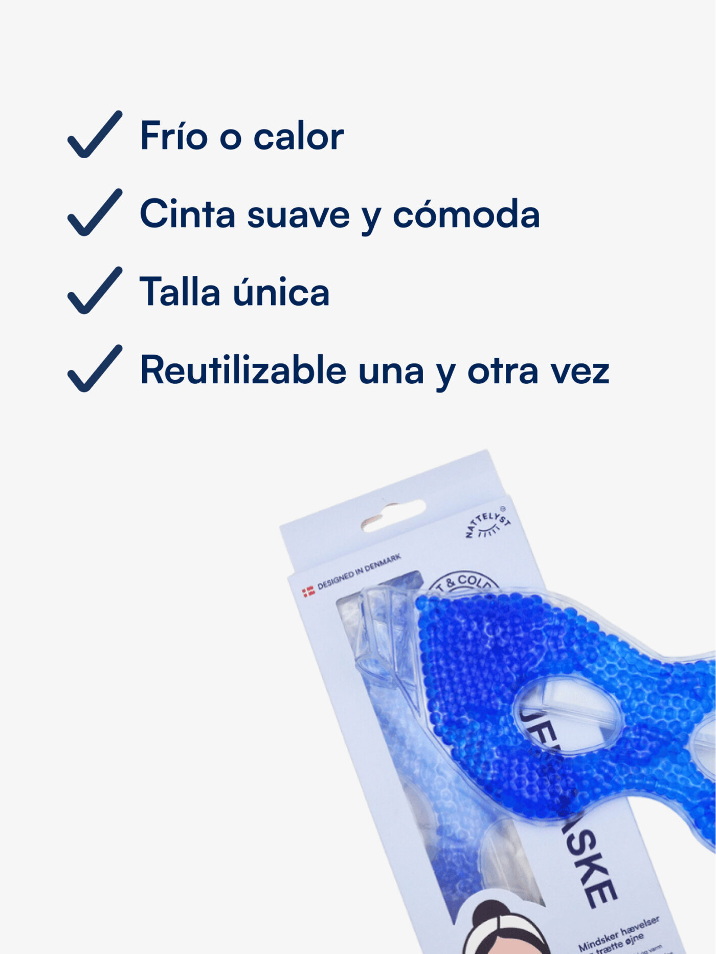 Antifaz de gel (frío y calor)