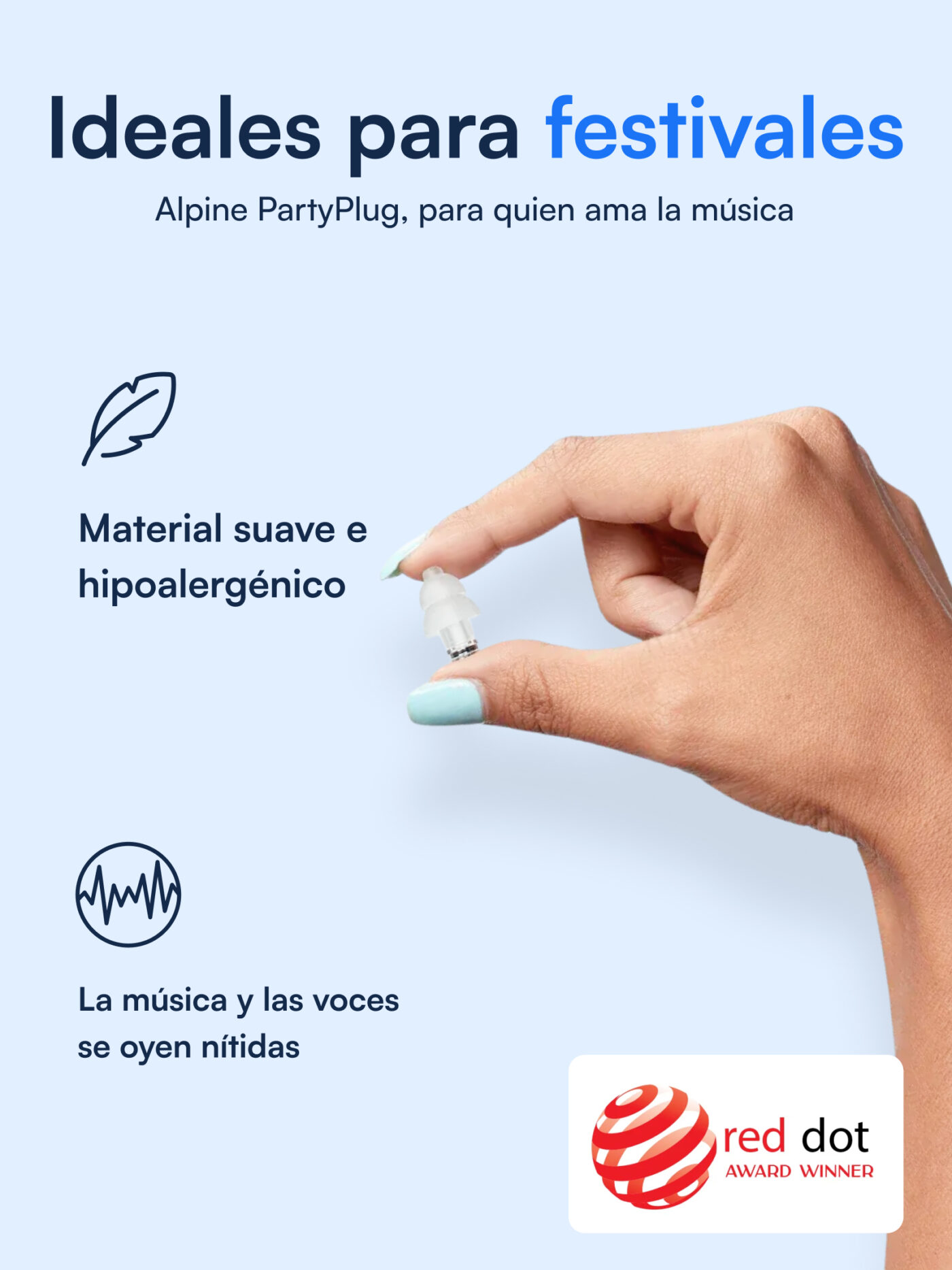 PartyPlug tapones para conciertos