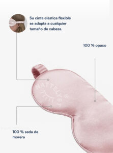 Rosie antifaz para dormir (100 % seda de morera)