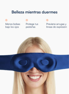 Mögli antifaz para dormir (100 % seda de morera)