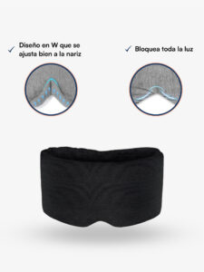 Antifaz envolvente para dormir