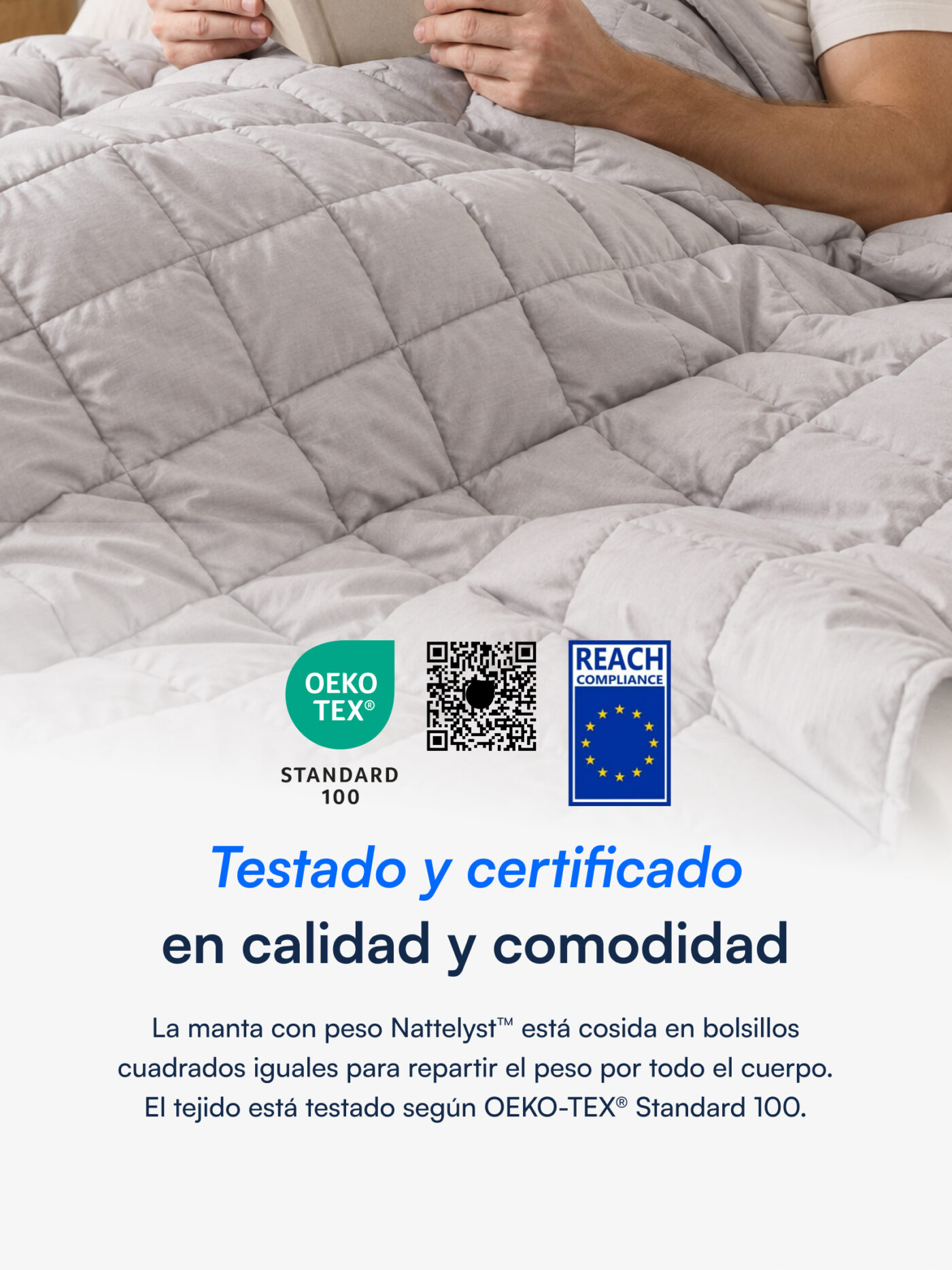 Nattelyst™ manta con peso