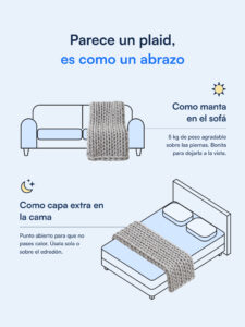 Nattelyst™ manta de punto con peso