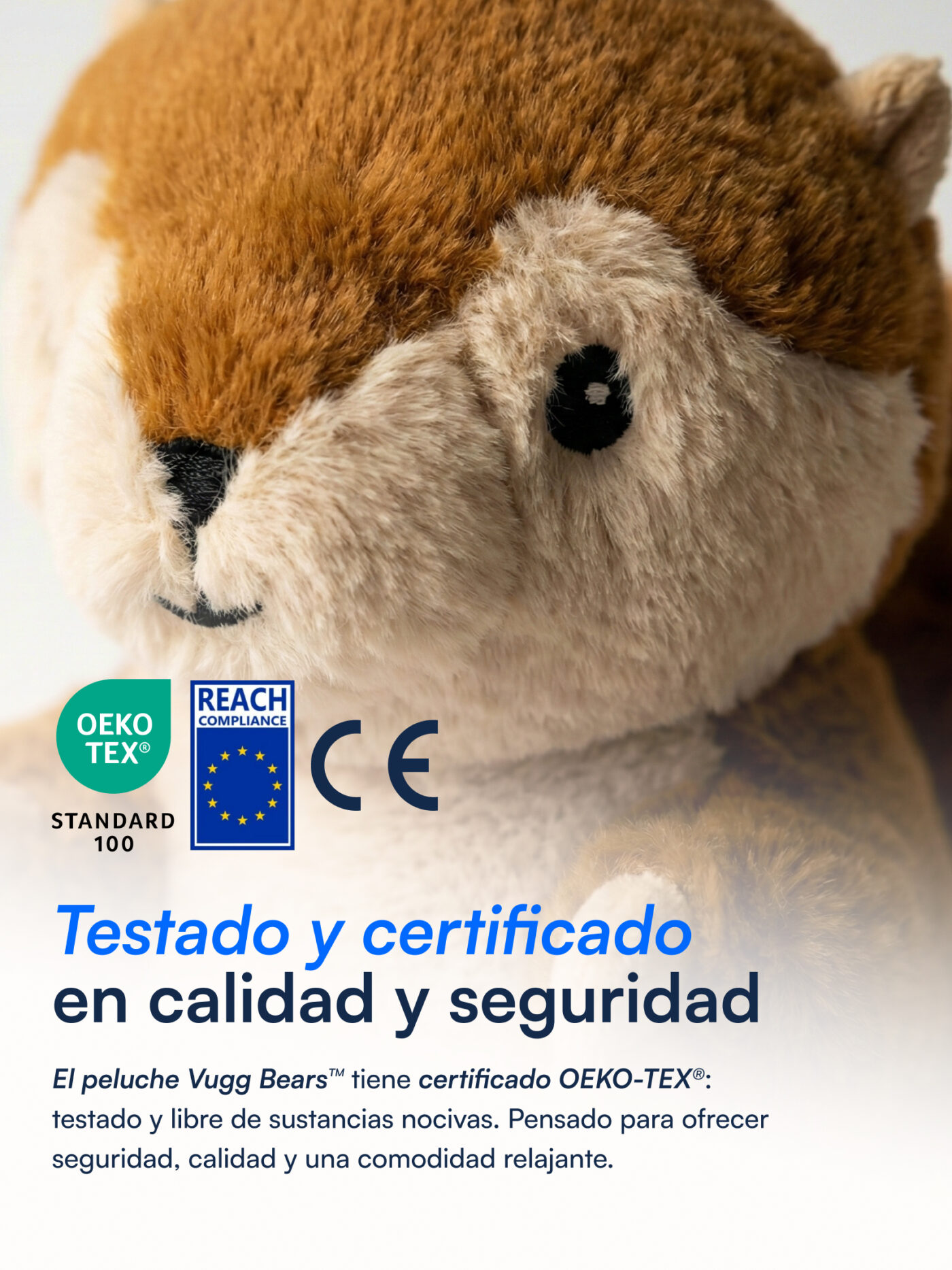 Mika (nutria de peluche con peso) Vugg Bears™