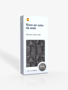 Heatless Silk Curls (rizos sin calor de seda de morera, OEKO-TEX)