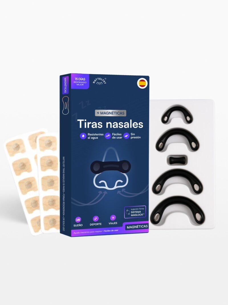 Nattelyst™ tiras nasales magnéticas (para respirar mejor)