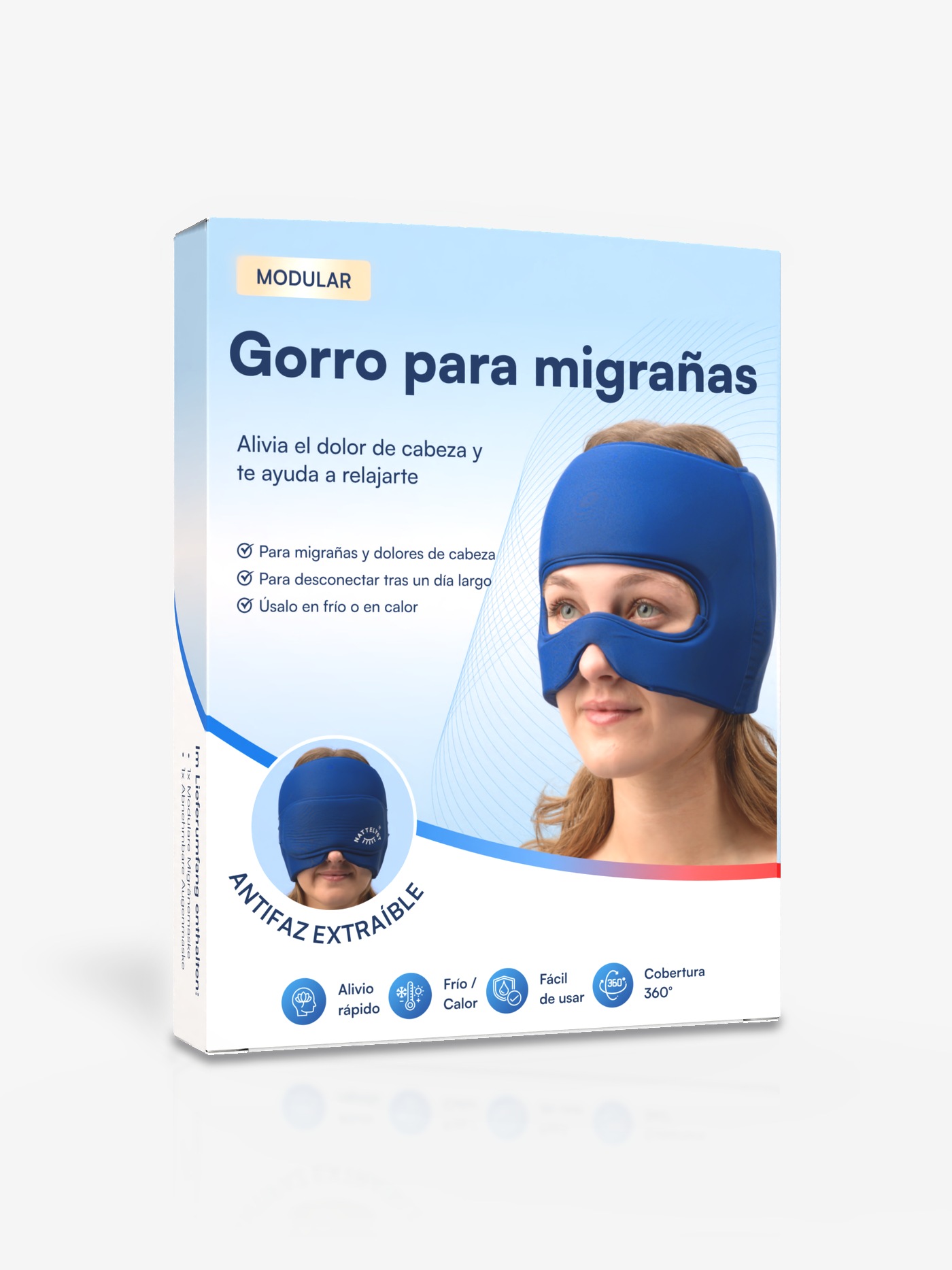 Nattelyst™ gorro para migrañas (Modular)